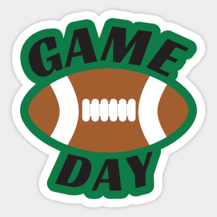 American Football Game Day Sticker